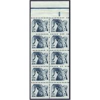 #1949a Bighorn Sheep, Booklet Pane of 10 - Type I