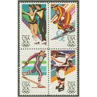 #2070a Winter Olympics, Block of Four