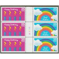 #2396a Thinking and Love You, Pane of Six