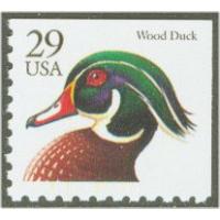 #2484 Wood Duck, Booklet Single, Black 29¢