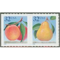 #2493-94 Peach & Pear Pair, From #2494a
