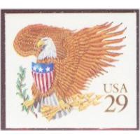 #2595v Eagle & Shield, Coil - Brown Denomination