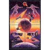 #2634a Russia #6083a Joint Issue, Space Accomplishments