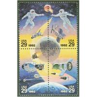 #2631-34 Space Accomplishments, Set of Four Singles