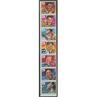 #2730a Rock'n Roll Rhythm & Blues, Vertical Strip of Seven