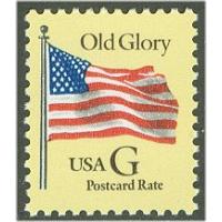 #2879 Black "G", Postcard Rate