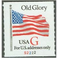 #2892 Red "G", Rouletted Coil, SVS