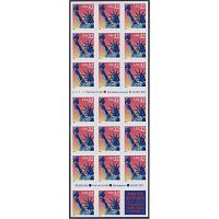 #3122Ef Statue of Liberty, Booklet Pane of 20, V2122