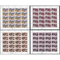 #3147-50 Football Coaches, Set of 4 Sheets