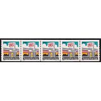 #3208 Diner Coil, Water-Activated PNC Strip of 5, #S11111