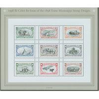 #3209 Trans-Mississippi Souvenir Sheet of Nine