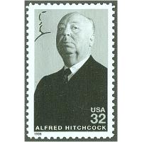 #3226 Alfred Hitchcock, Legends of Hollywood, Single Stamp