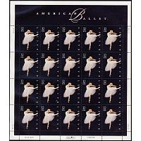 #3237 American Ballet, Mint Sheet of 20