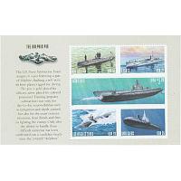 #3377a1 Submarine Booklet Pane of Five "THE DOLPHIN PIN"