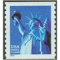 #3452 Statue of Liberty, Coil Perforated 9¾