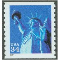 #3476 Statue of Liberty, Coil Water-Activated