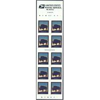#3484d Bison Booklet Pane of 10 (Convertible Booklet)