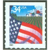 #3495 Flag over Farm, Booklet Single