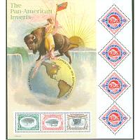 #3505 Pan-American Expo Souvenir Sheet of Seven
