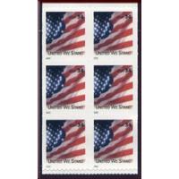 #3549Bd United We Stand, Pane of Six from BK287