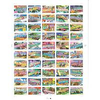 #3561-3610 Greetings From America 34¢ Sheet of 50 Stamps
