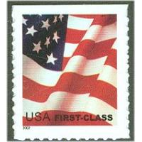 #3623 USA First Class Flag, Booklet Single