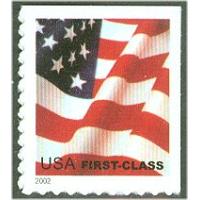 #3624 USA First Class Flag, Booklet Single