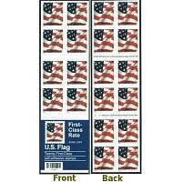#3624c USA First Class Flag, Double Sided Convertible Pane of 20