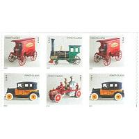 #3629c Antique Toys, Pane of Six From Vending Booklet