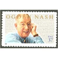 #3659 Ogden Nash, American Poet, Literary Arts Series