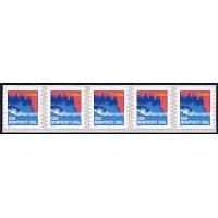 #3693 Sea Coast, "2002" Self-adhesive, PNC 5 #B111