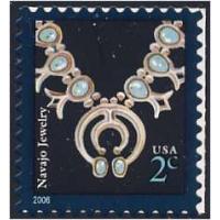 #3751 Navajo Necklace, Reprint Die-cut 11¼x11½ (2006)
