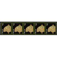#3758A Tiffany Lamp, "2008" PNC Strip of 5, #S11111