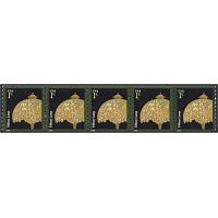 #3758Av Tiffany Lamp, 2008 Year Date, PNC Plate Number Strip of 5