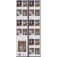 #3807b Mary Cassatt, Convertible Booklet Pane of 20, American Treasures Series