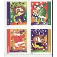 #3825-28 Holiday Music Makers, Four Singles from Vending Booklet