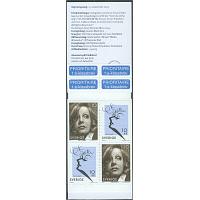 #3943 Greta Garbo, Sweden Joint Issue Booklet Pane of Four