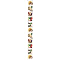 #4003-07 Crops of The Americas, Plate Number Coil Strip of  11, 