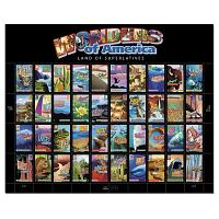 #4072a Wonders of America, Pane of 40