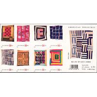 #4098b Quilts of Gee's Bend, Convertible Booklet of 20
