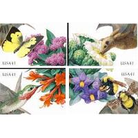 #4153a-4156a Pollination, Set of Four Singles