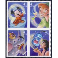 #4195a The Art of Disney: Magic, Block of Four