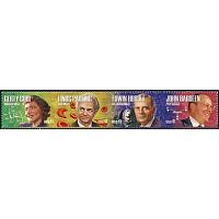 #4227a American Scientists, Horizontal Strip of Four