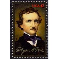 #4377 Edgar Allan Poe, American Poet