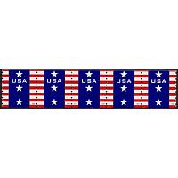 #4385 Patriotic Banner 2009 Presort Coil (10¢), PNC Strip of 5,