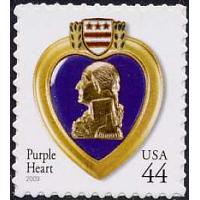 #4390 Purple Heart, Self-adhesive 44¢ 2009 Issue