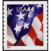 #4393 American Flag, S-A Coil from Roll of 100 Ashton Potter, Die Cut 9½