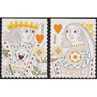 #4404-05 King & Queen of Hearts, Two Singles