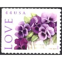 #4450 Love: Basket of Pansies