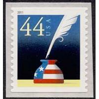 #4496 Patriotic Quill & Inkwell Coil